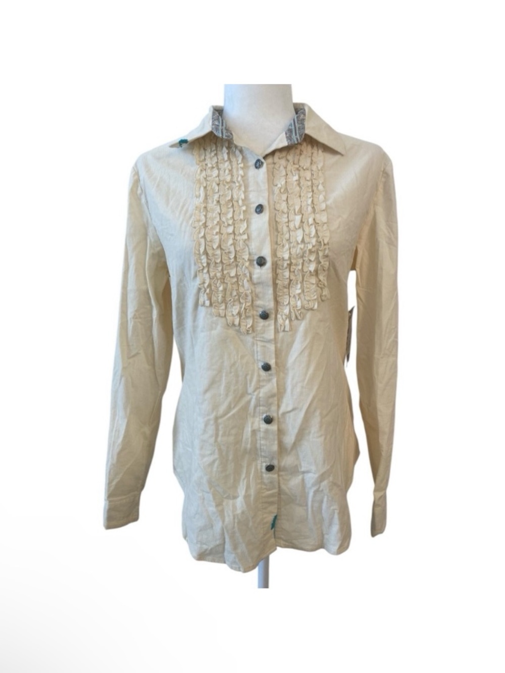 Tasha Polizzi Ruffle Embroidered Southwestern Western